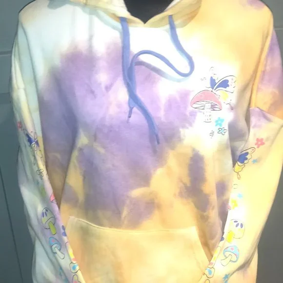 alab A-Lab Womens Size M Freela Mushroom Tie Dye Hoodie - Picture 9 of 9